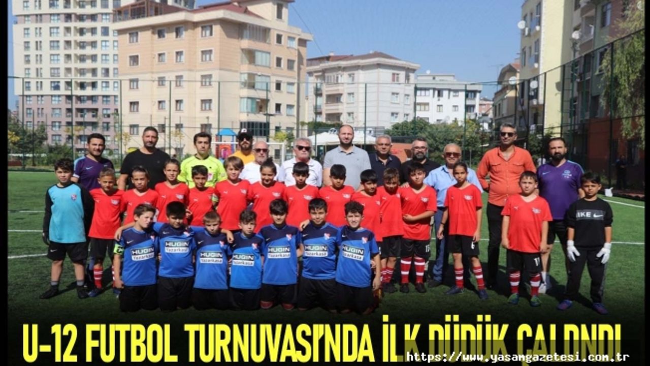 Kulüpler Arası U-12 Futbol Turnuvası’nda İlk Düdük Çaldndı