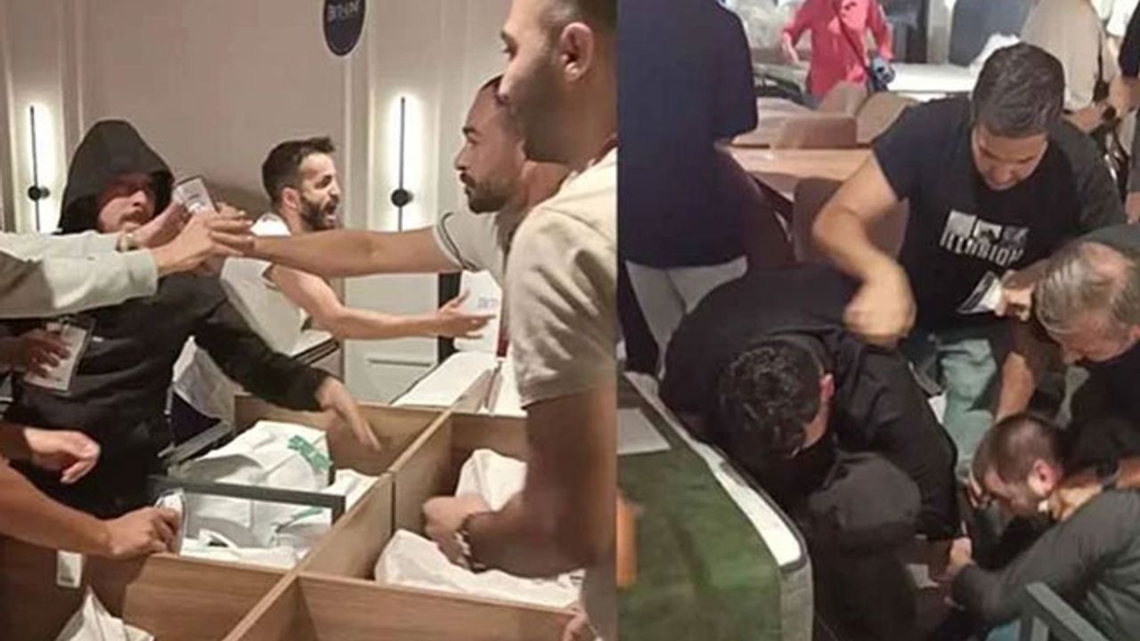 Ordu'da indirimli telefon satışı izdiham yarattı! Bir bekçi silah çekip tehdit etti