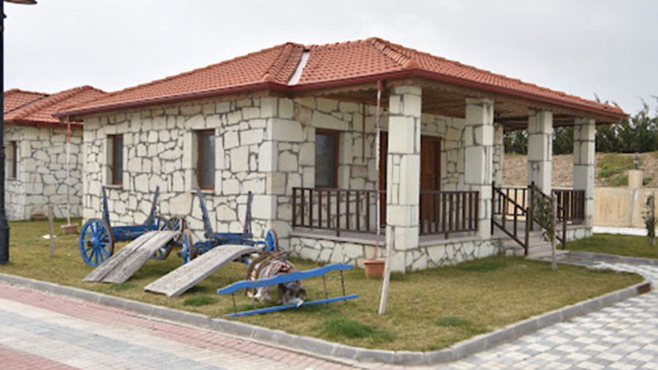 Bigadiç'in taş evlerinde termal konforu yaşayın