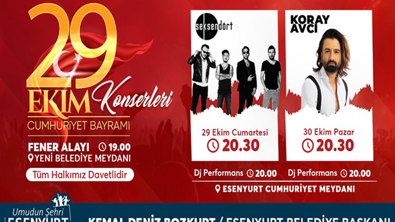 Cumhuriyet Bayramı’nın 99. yıl dönümü kutlamaları 2 gün boyunca sürecek