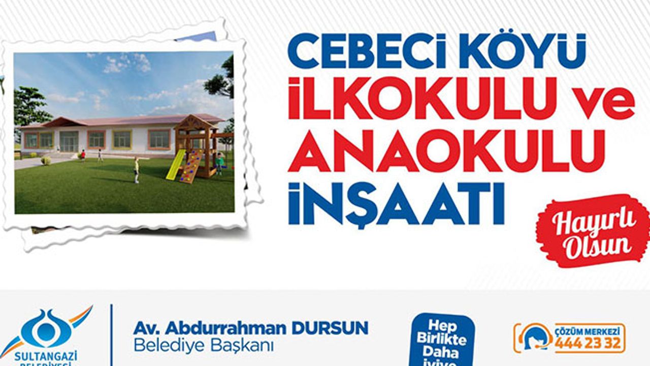 Sultangazi Belediyesi Taşımalı Eğitim Sorununu Çözüyor: Cebeci Köyü’ne İlkokul ve Anaokulu Geliyor