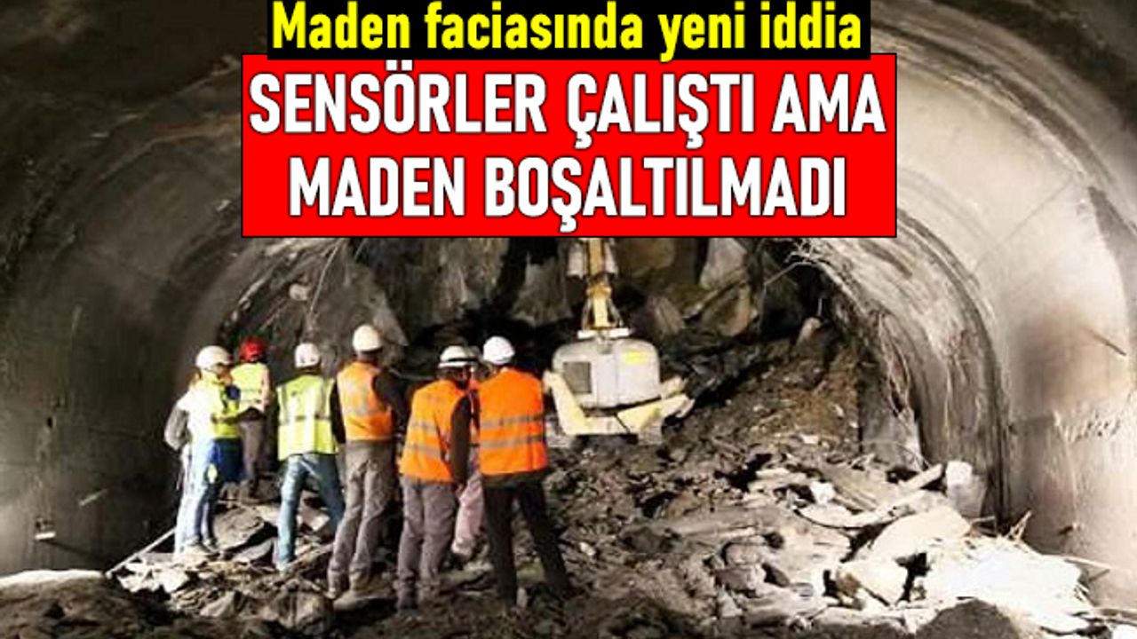 Bartın Amasra'daki maden faciası için yeni iddia; Sensörlere rağmen maden boşaltılmadı
