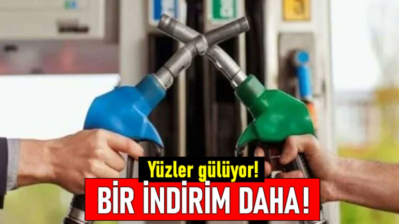 Bu gece motorine bir indirim daha geliyor!