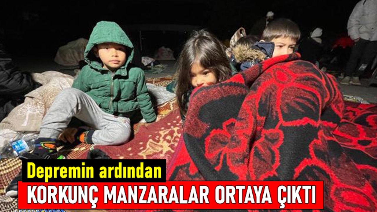 Düzce'deki deprem anında canlı yayın ve güvenlik kamerası görüntüleri