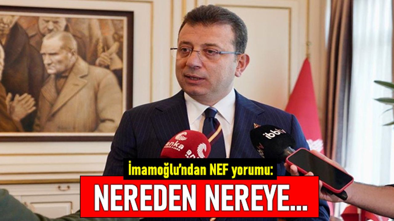 İmamoğlu NEF Stadı'ndaki AKP toplantısı için "Nereden nereye" dedi