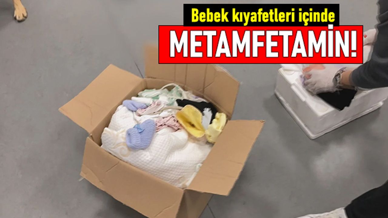 İstanbul Havalimanı'nda bebek kıyafetleri içinde metamfetamin