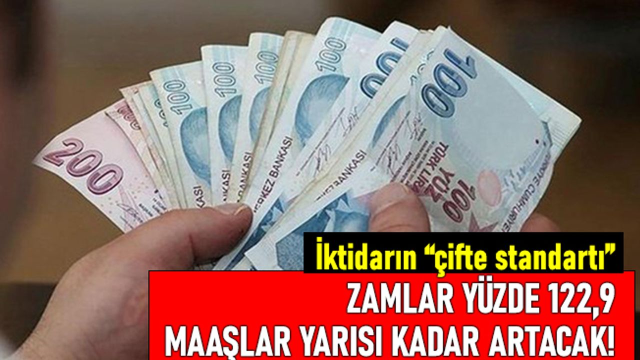 Memur, emekli ve işçi maaşı için yüzde 122 zam teklifi