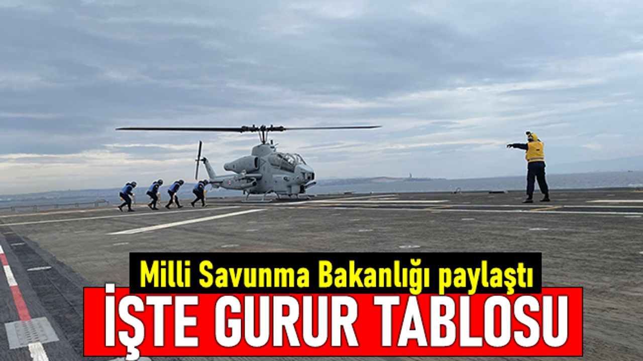 Milli Savunma Bakanlığı yeni Milli helikopterleri paylaştı