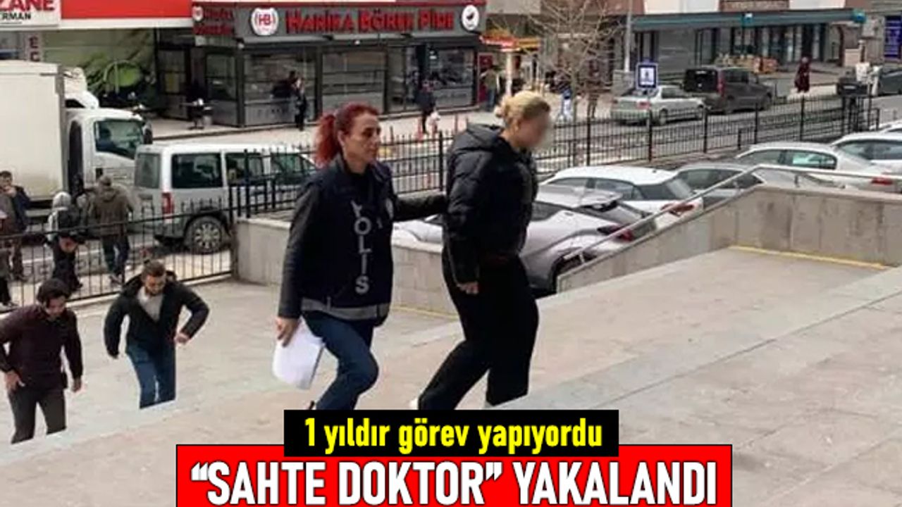 Tekirdağ'da 1 yıldır görev yapan sahte doktor tutuklandı