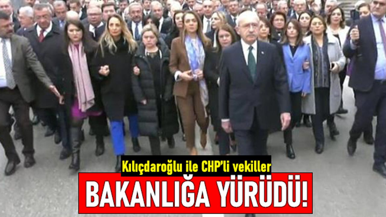 CHP 6 yaşındaki çocuk istismarı olayına karşı Adalet Bakanlığı'na yürüşe geçti
