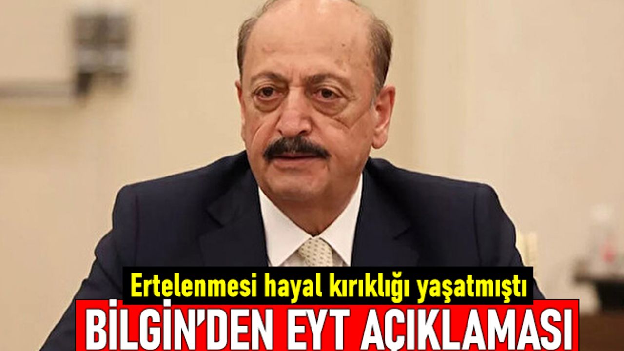 Ertelenmesi hayal kırıklığı yaşatmıştı; EYT yasası için açıklama!