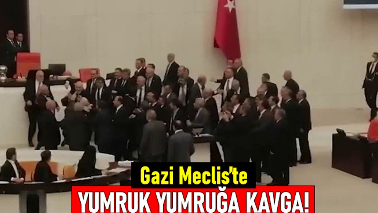 Gazi Meclis'te yumruk yumruğa kavga; Milletvekili hastanelik oldu!