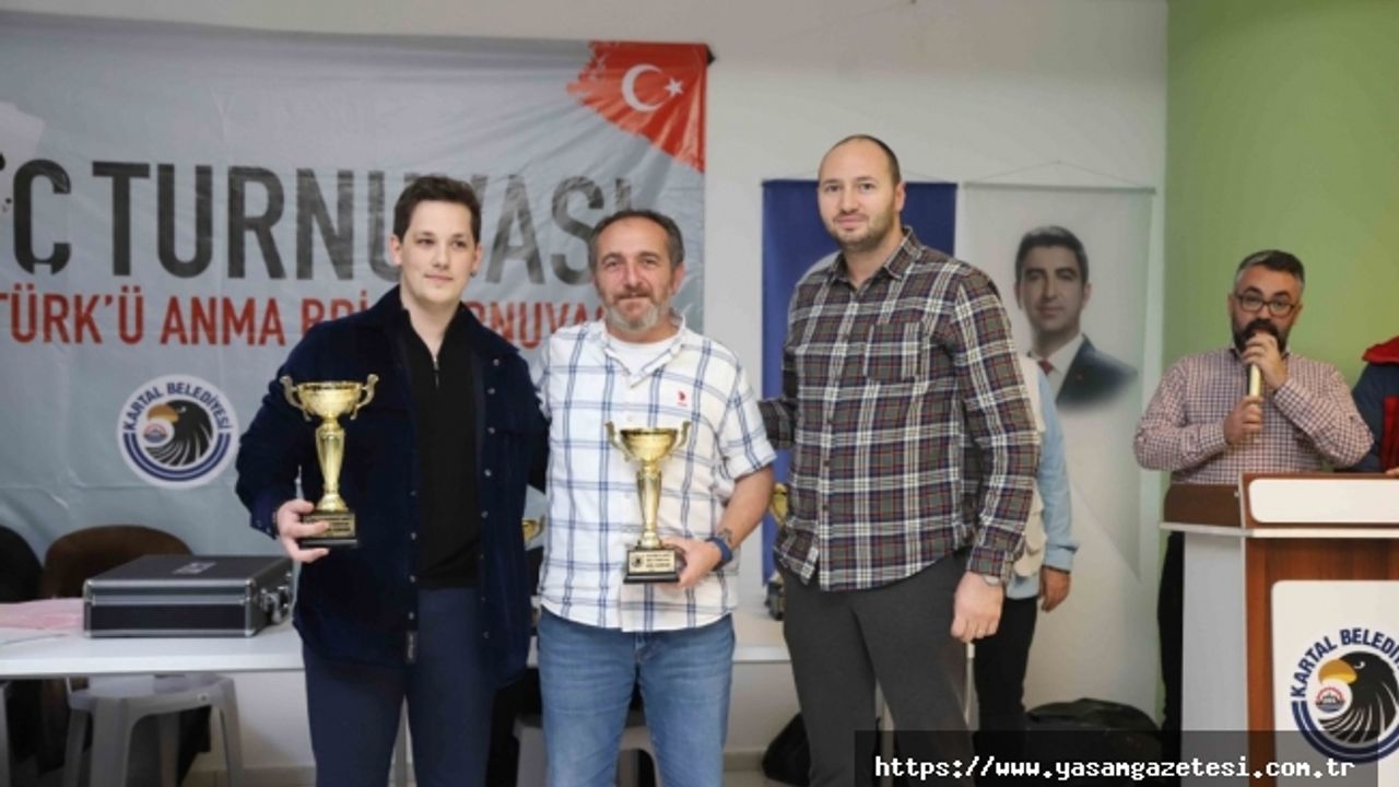 Kartal’da Atatürk’ü Anma Briç Turnuvası’nın 11’incisi düzenlendi