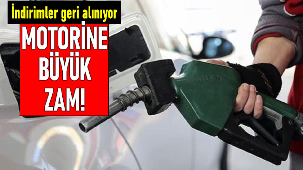 Motorine yine zam geldi!