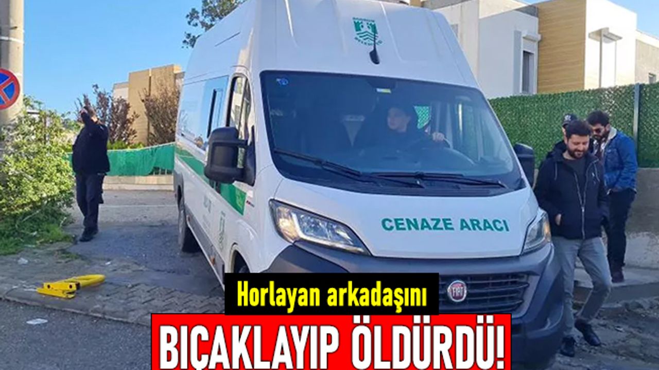 Muğla'da horlayan oda arkadaşını bıçaklayan adam gündemde