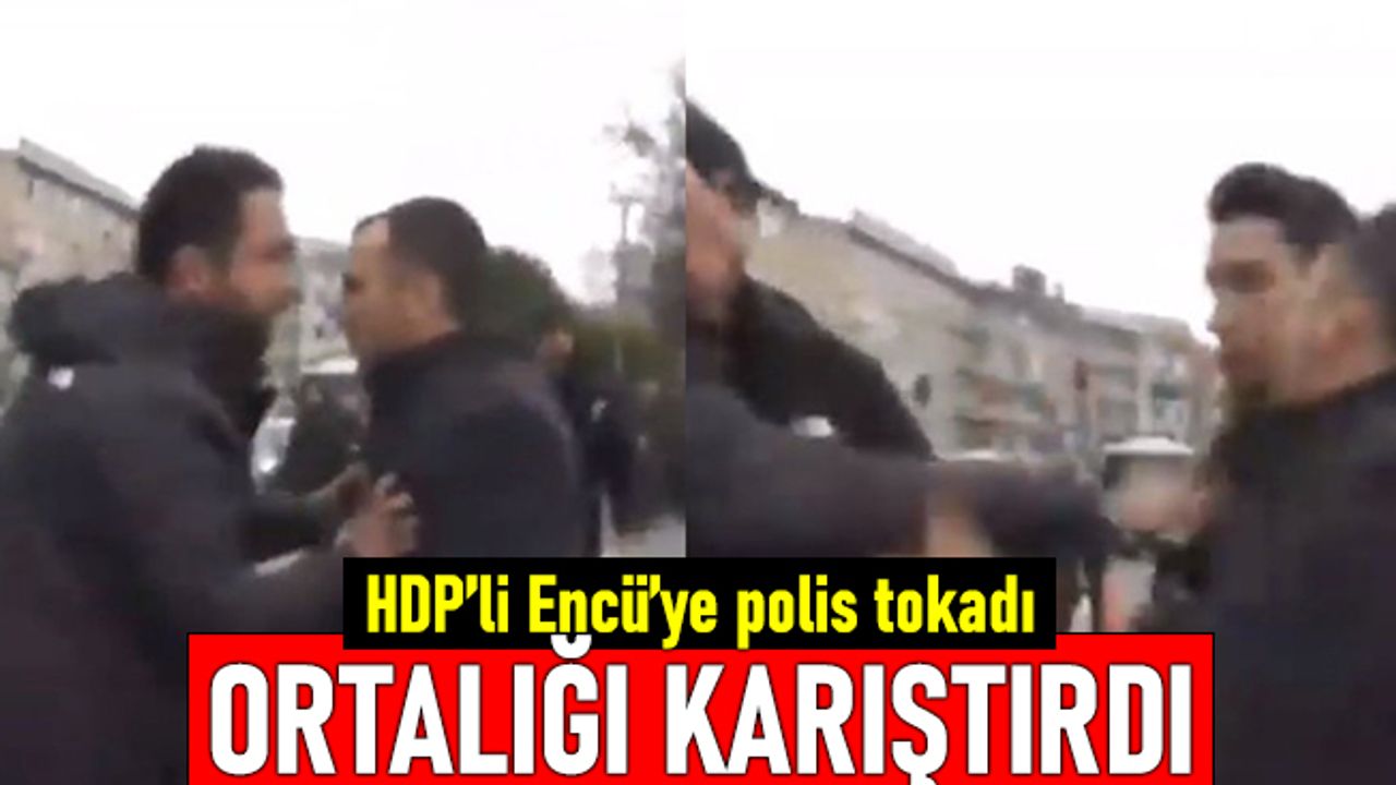 Polisin HDP İstanbul İl Eş Başkanı Encü'ye tokat atması ortalığı karıştırdı