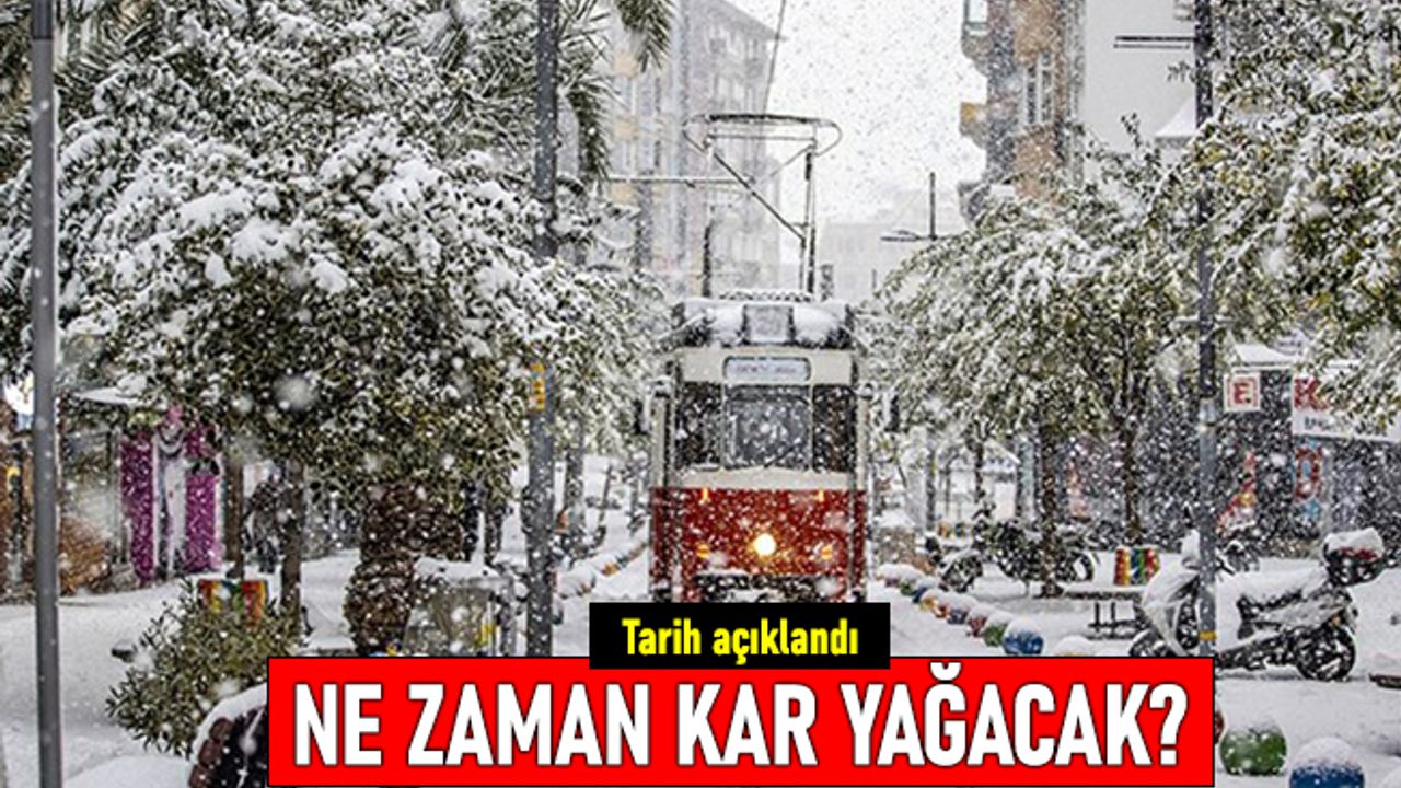 Tarih açıklandı: İstanbul'a ne zaman kar yağacak?