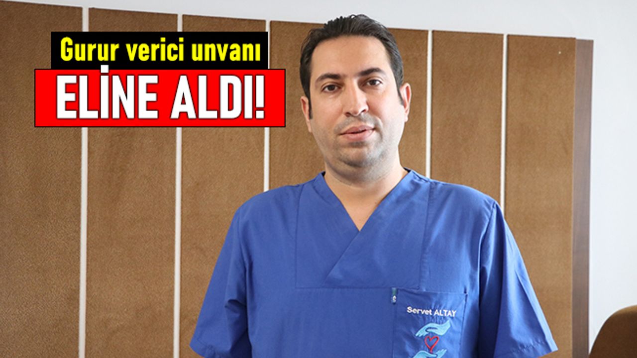 Türkiye'nin en genç Kardiyoloji Profesörü Servet Altay hemşehrilerini gururlandırdı