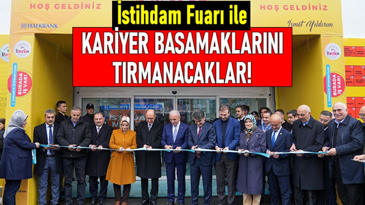 Ümraniyeliler İstihdam Fuarı ile kariyer basamaklarını tırmanacak