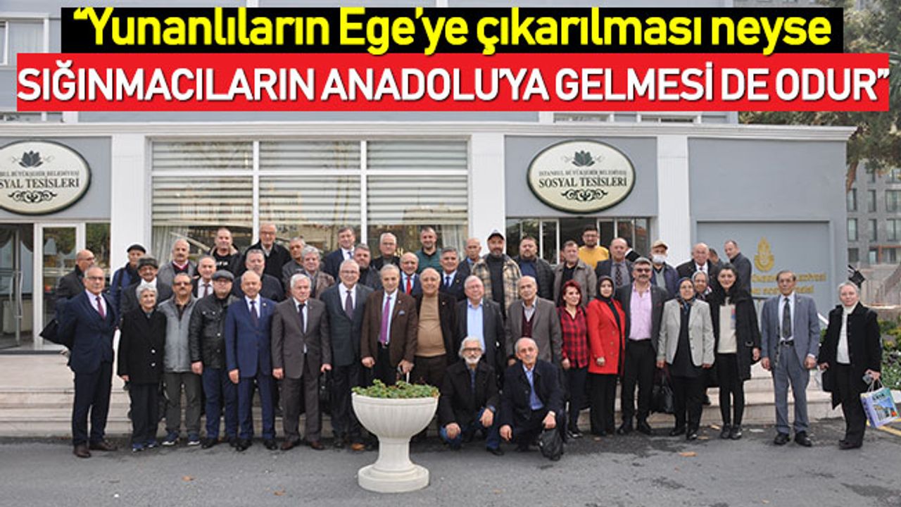 Yunanlıların Ege’ye çıkarılmasıyla sığınmacıların Anadolu’ya gelmesi aynı oyun