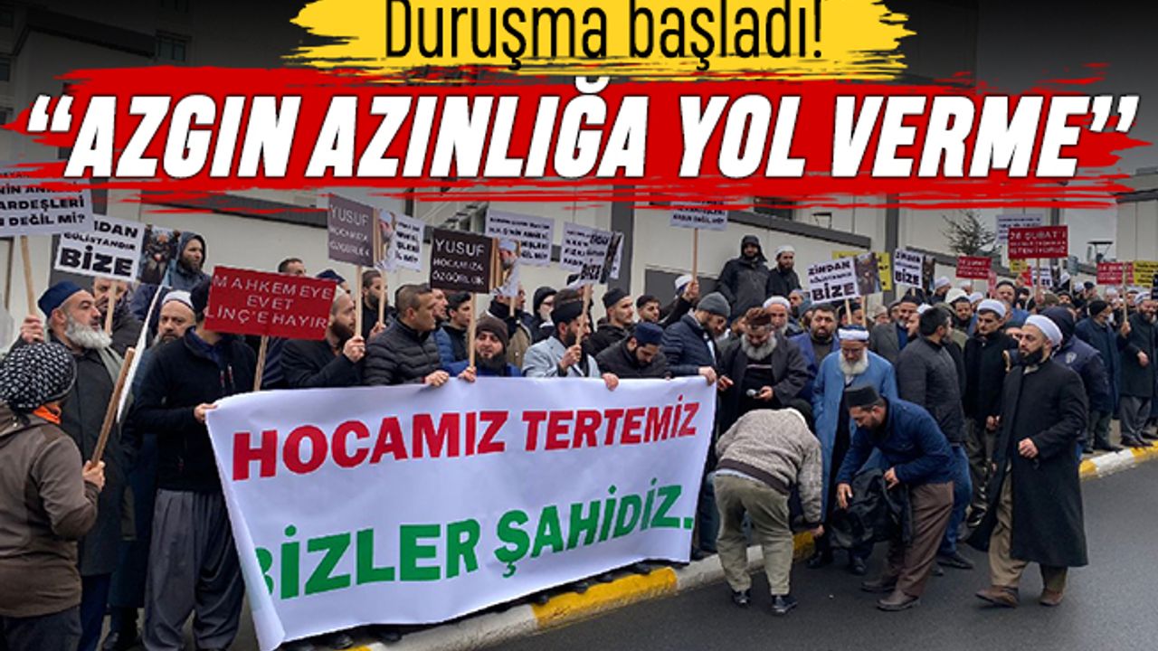 6 yaşında istismar davasında 'AKP azgın azınlığa yol verme' sloganları