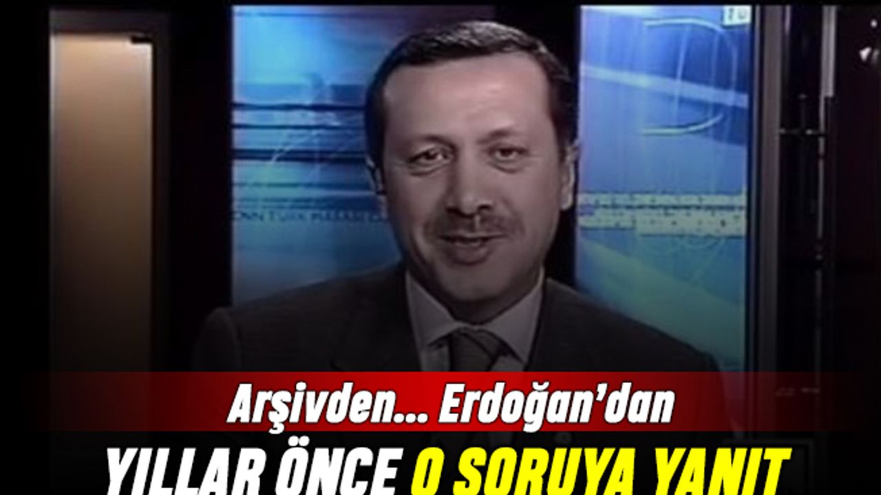 Arşivden; Erdoğan'dan yıllar önce 'Yılbaşı kutlamak günah mı?' sorusuna yanıt