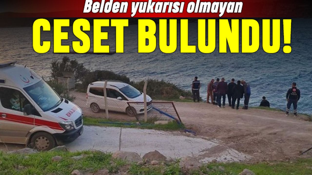 Bodrum'da belden yukarısı olmayan ceset dehşete düşürdü