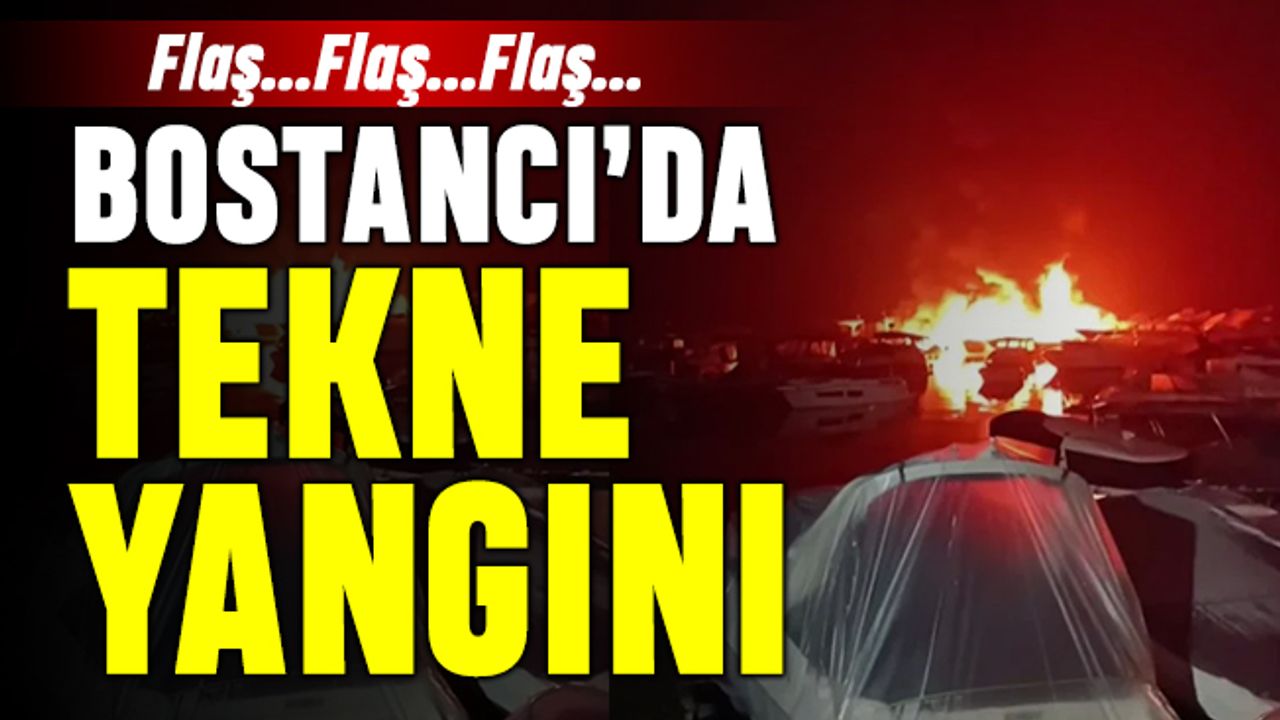 Bostancı'da tekne yangını: Milyonluk tekneler alevlere teslim oldu