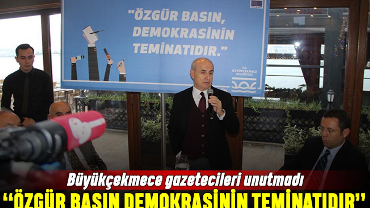 Büyükçekmece'den basın emekçilerine kahvaltılı teşekkür