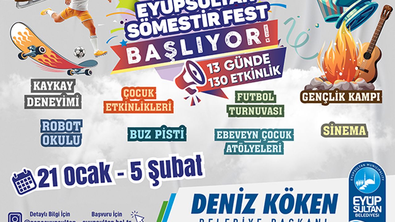 Çocuklar bayram edecek; Eyüpsultan Sömestir Festivali başlıyor