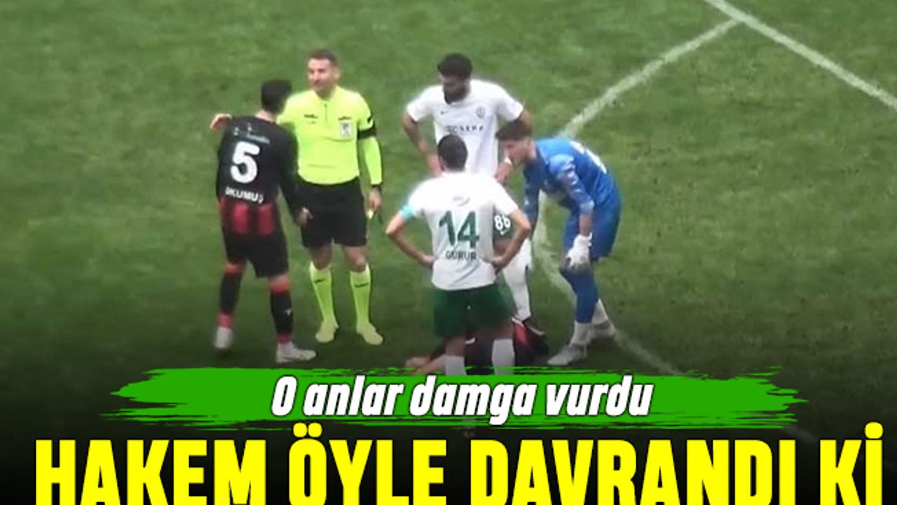 Eskişehir Şile maçında hakemin tavrı spora yakışmadı