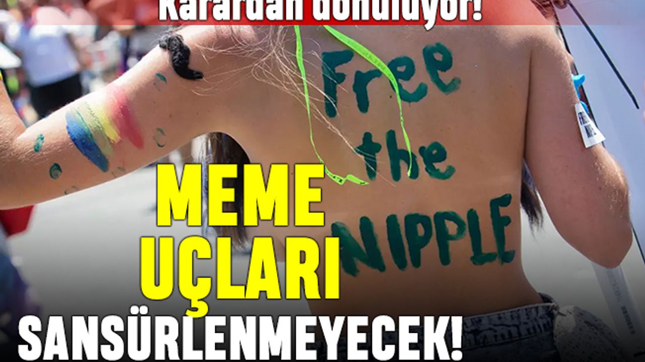 Facebook ve Instagram'da çıplak memeler sansürlenmeyecek