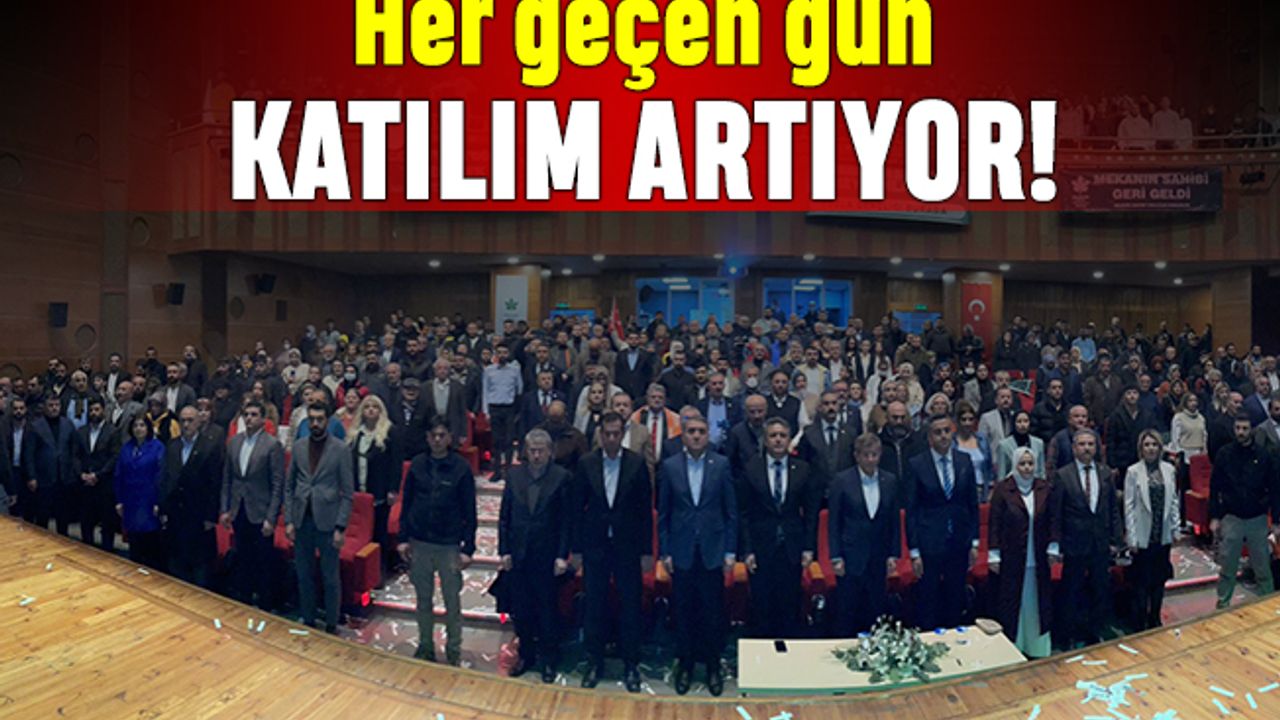 Gelecek Partisi'ne katılım her geçen gün artıyor