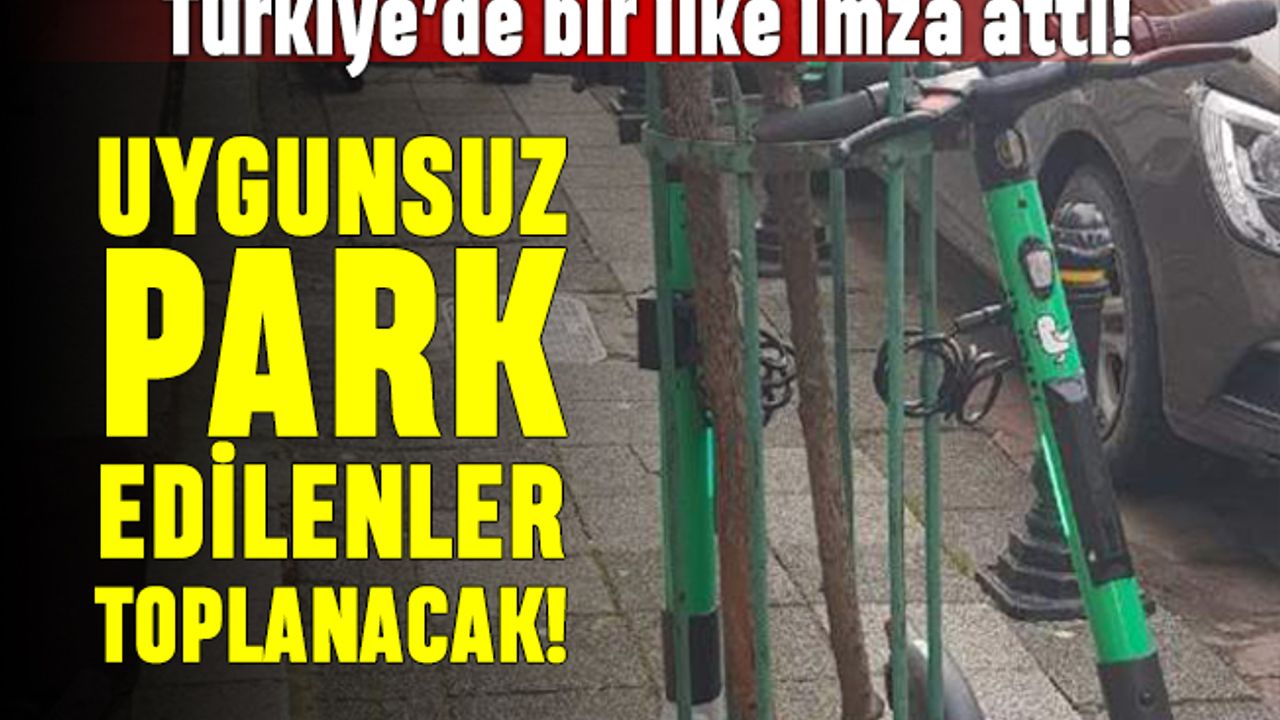 Kadıköy Belediyesi scooter'lara savaş açtı; Toplanacaklar!