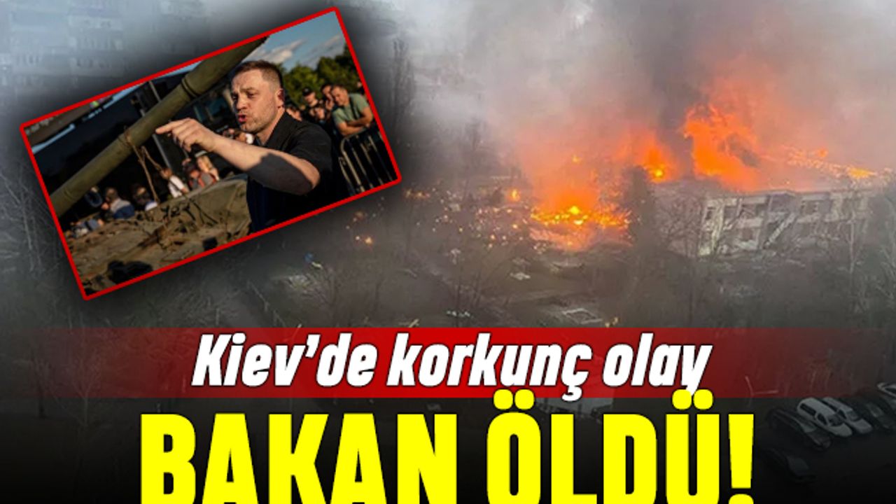 Kiev'de korkunç helikopter kazası: İçişleri Bakanı öldü
