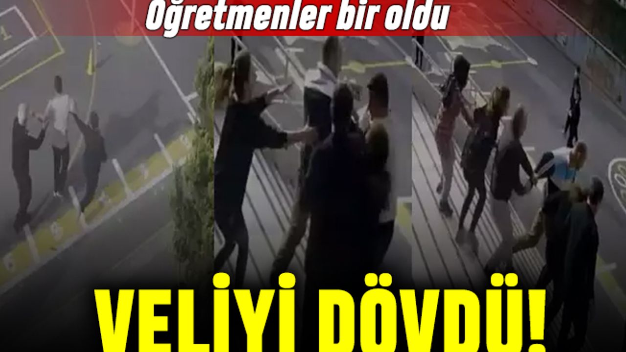 Kızı için okula gitti öğretmenlerden dayağı yedi