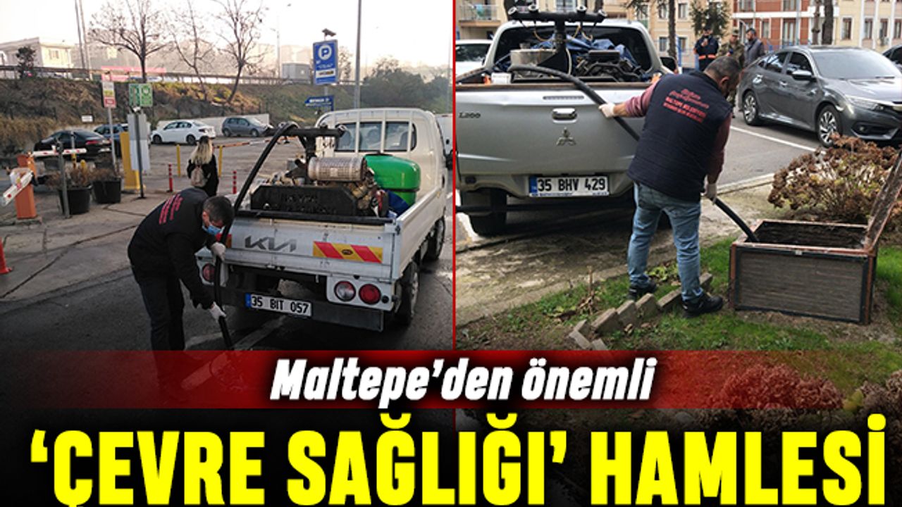 Maltepe’de sivrisinek önlemi: Binlerce kanal ilaçlandı