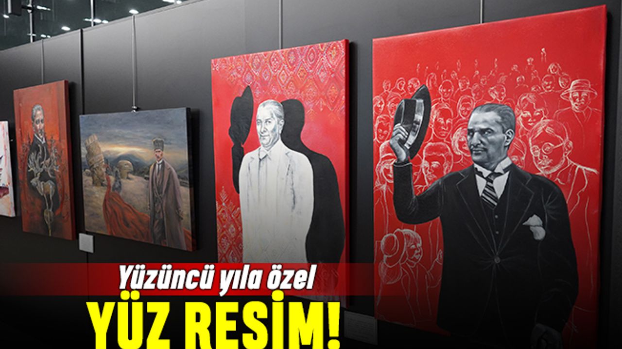 Maltepe’de yüzüncü yıla özel yüz resim