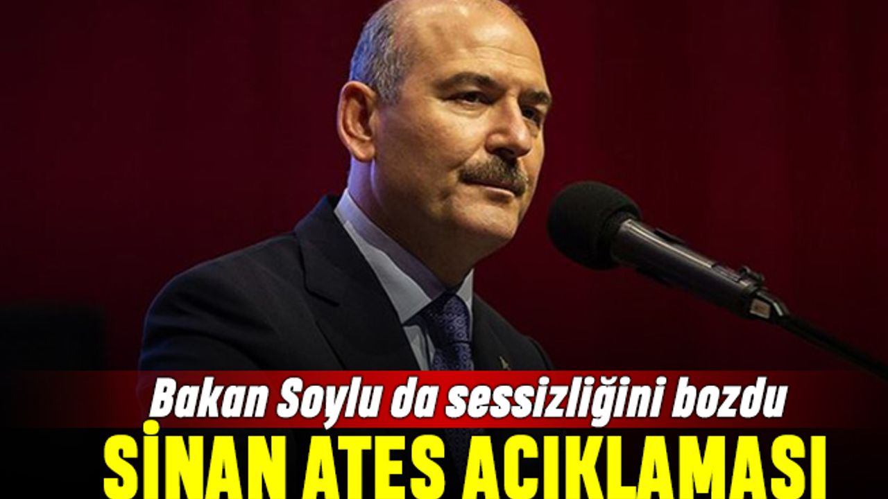 Süleyman Soylu'dan canlı yayında Sinan Ateş açıklaması