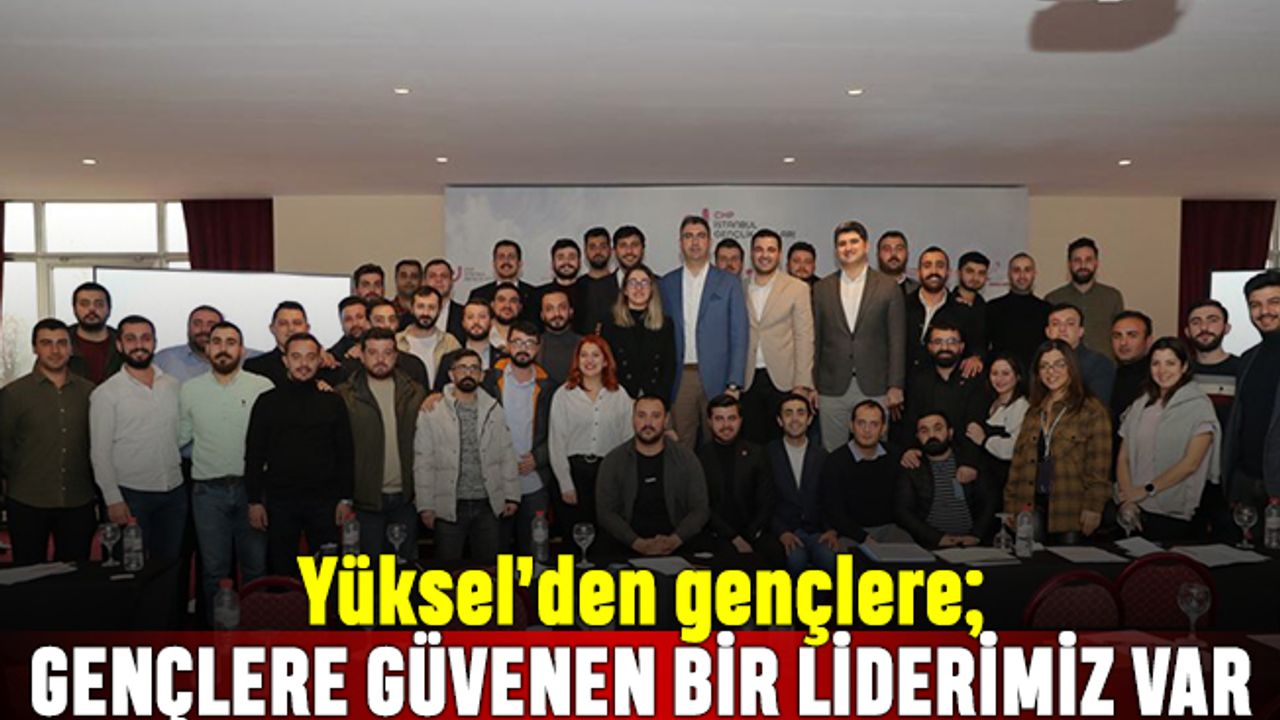 Yüksel, “Yerel Yönetimler ve Gençlik” konulu söyleşide