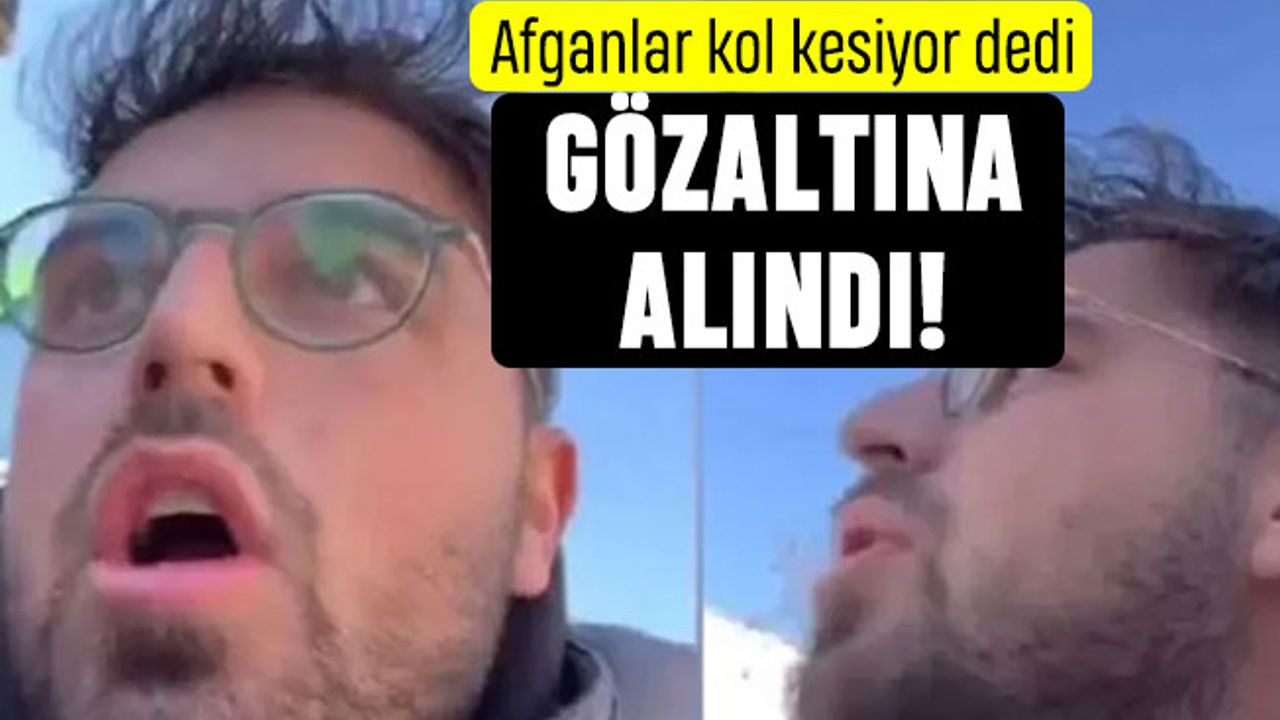 Afganlar kol kesiyor diyen Masterchef yarışmacısı gözaltına alındı