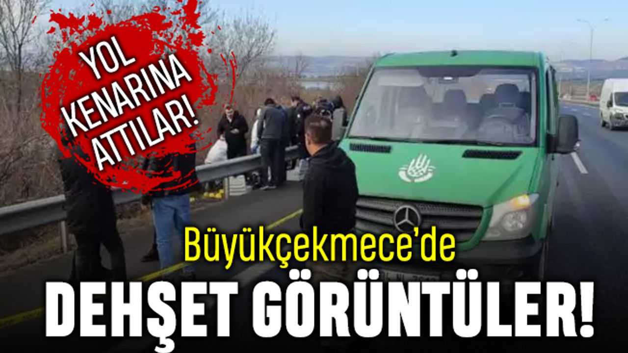 Büyükçekmece'de dehşet: Yol kenarında ceset bulundu