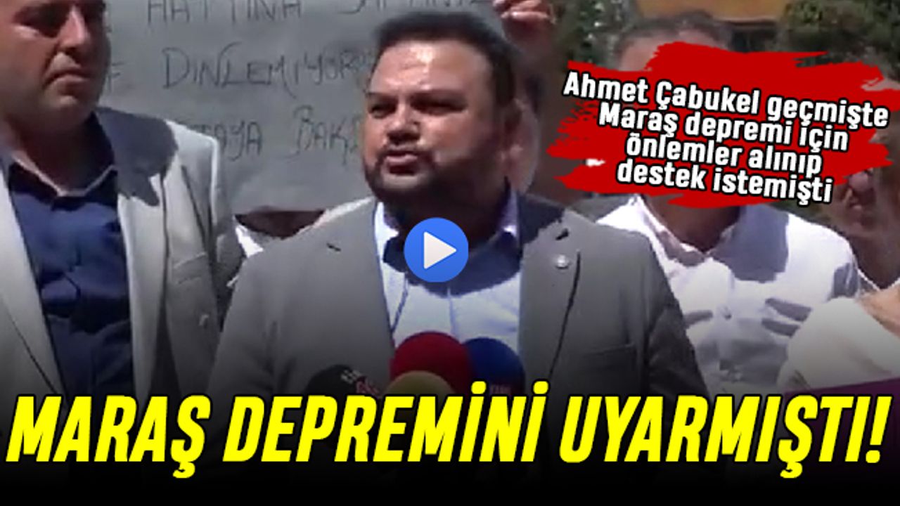 Ahmet Çabukel geçmişte Maraş depremini uyardığı görüntüler