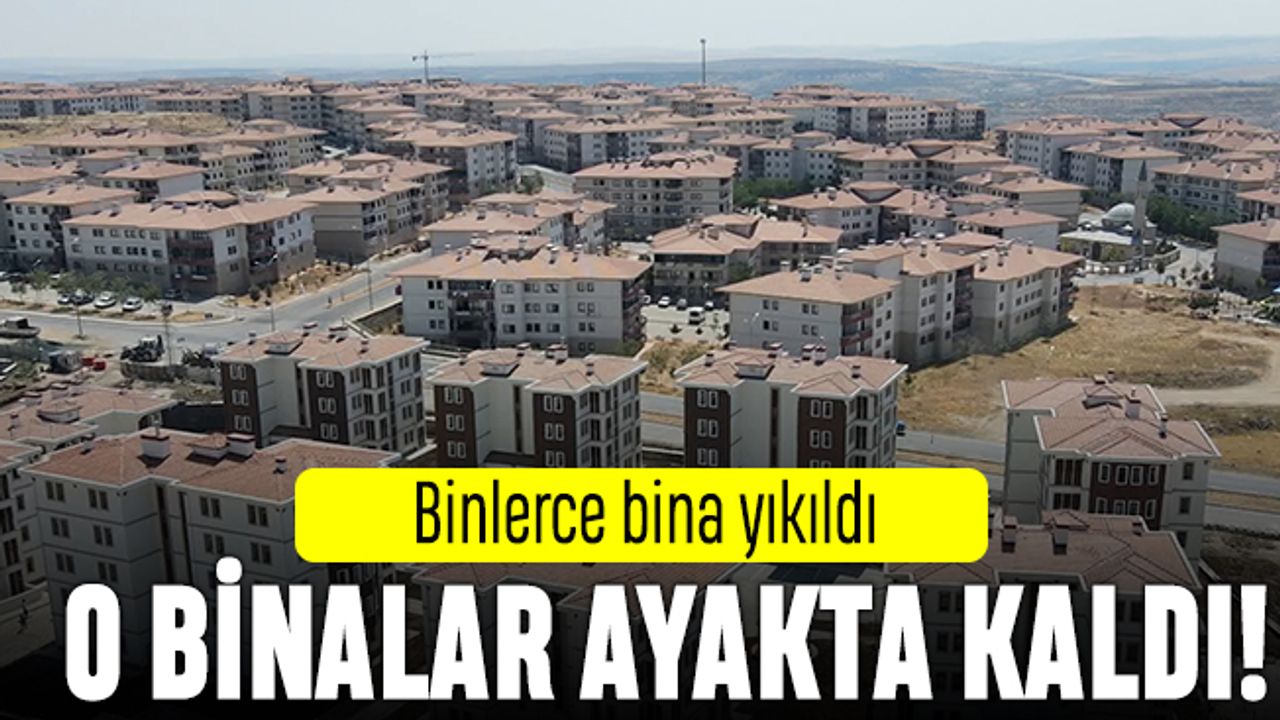 Depremde TOKİ'de oturanlar 'dışarı bile çıkmadık' dedi