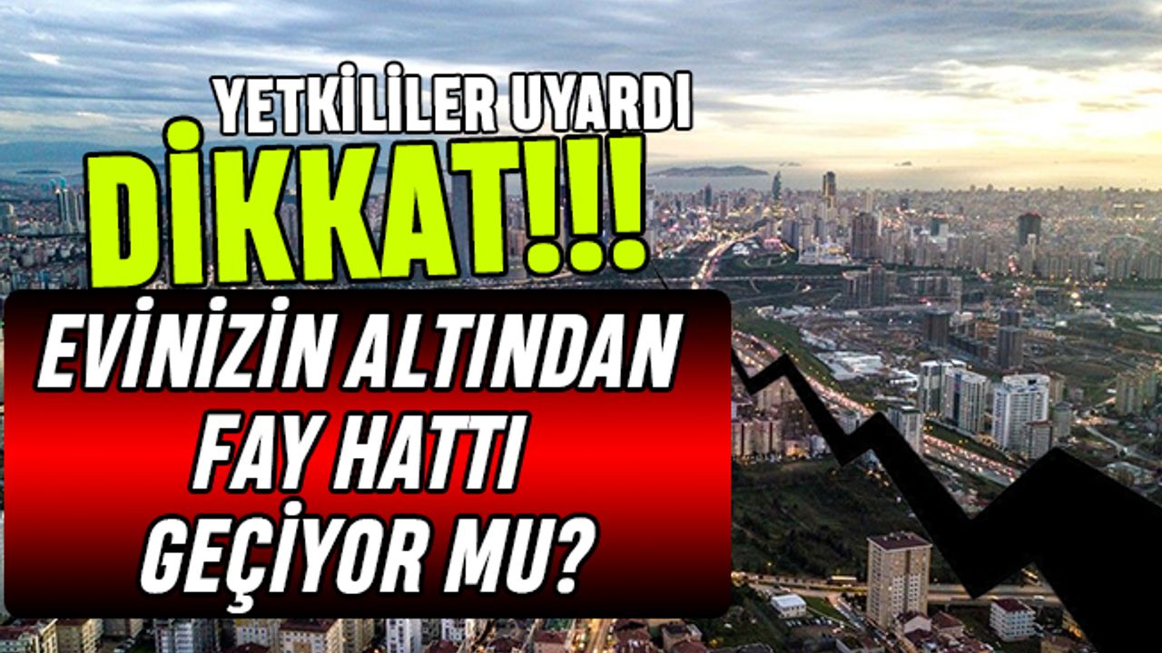 Evinizin Altından Fay Geçiyor Mu ?