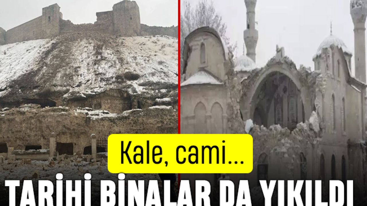 Gaziantep Kalesi, camiler; Yüzlerce yıllık tarihi yapılar yıkıldı