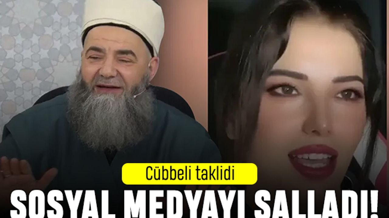 Genç kızın Cübbeli taklidi sosyal medyayı salladı