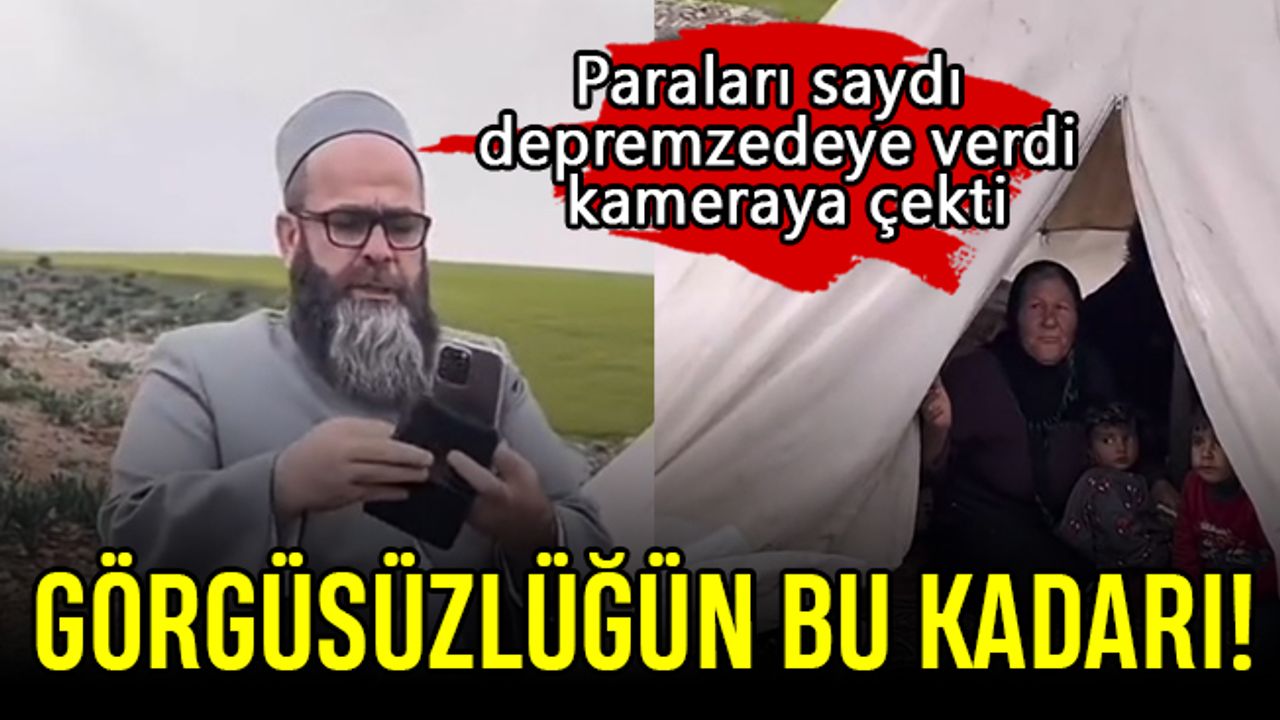 Görgüsüzlüğün bu kadarı depremzedeye 'dilenci muamelesi'