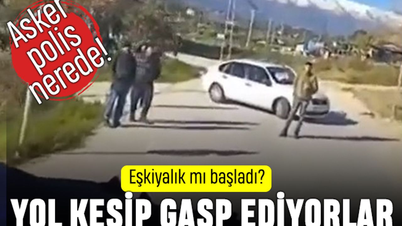 Hatay'da deprem yardımlarının yolunu kesip gasp ediyorlar
