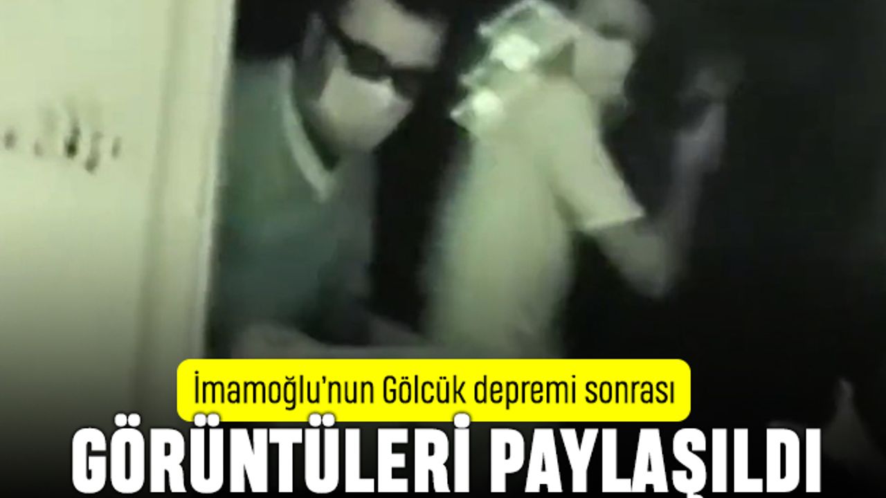İmamoğlu'nun 99 depreminde Gölcük'teki görüntüleri paylaşıldı